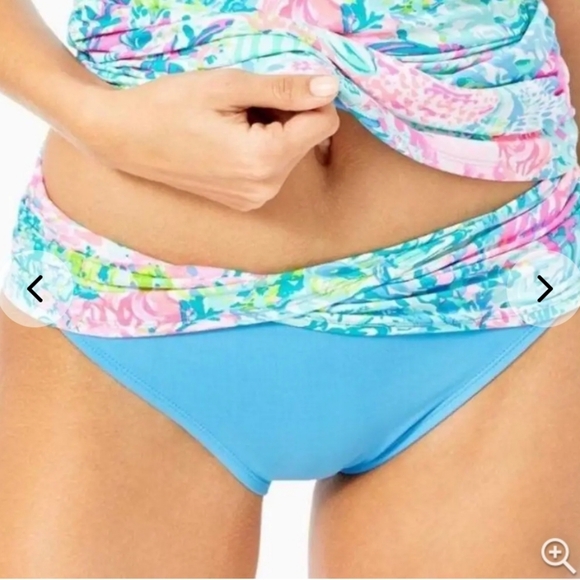 NWT Lilly Pulitzer lagoon sarong hipster bottom zanzibar blue size 6 - Picture 1 of 7
